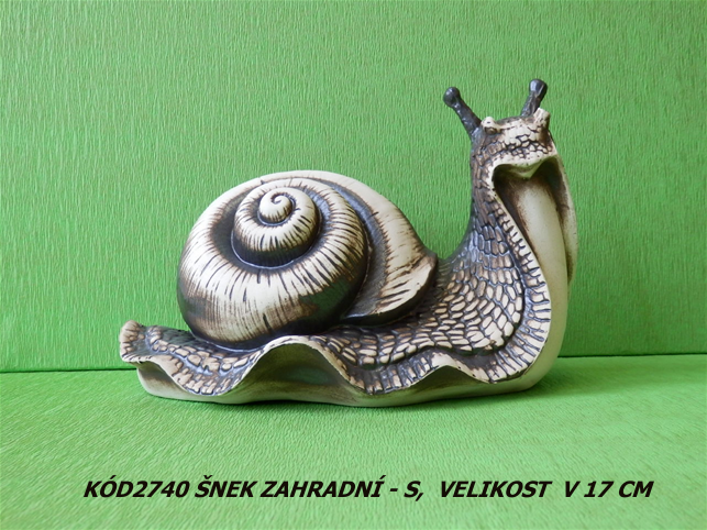Kód2740 Název šnek zahradní-SVelikostV17
