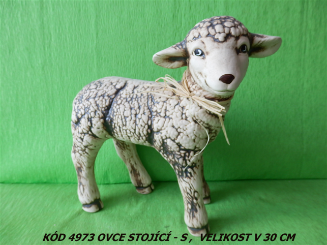 Kód4973 Název ovce stojící-SVelikostV30