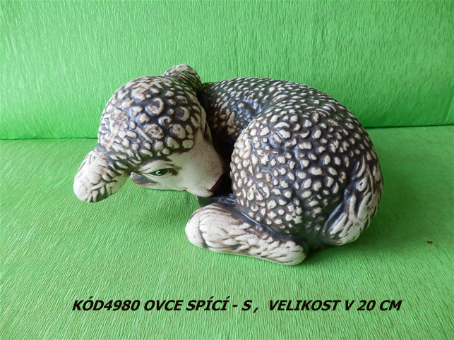 Kód4980 Název ovce spící-SVelikostV20