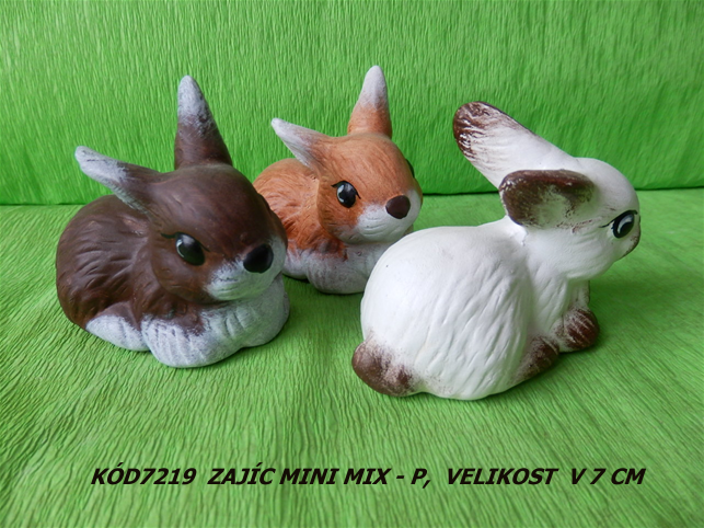 Kód7219 Název zajíc mini mix-PVelikostV7