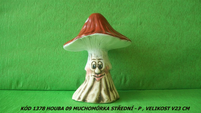 Kód1378 Název houba 09 much.stř. obl.-P VelikostV 23
