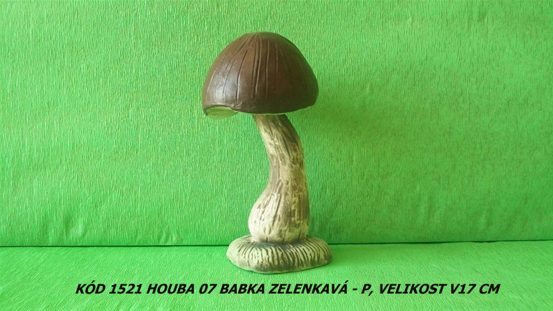 Kód1521 Název houba 07 babka zelenkavá-P VelikostV 17