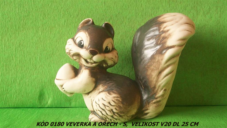 Kód0180 Název veverka a ořech-S VelikostV20 DL25