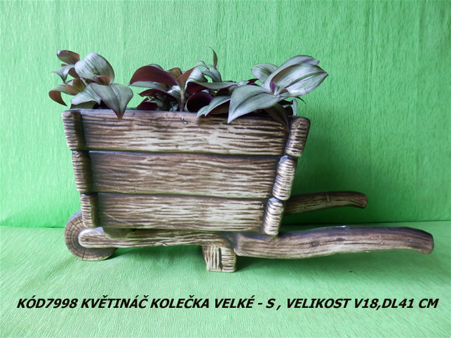 Kód7998 Název květináč kolečka velké-SVelikostV18DL41