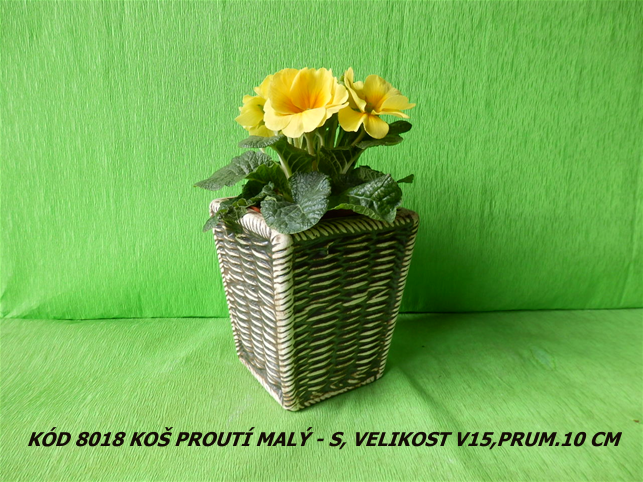 Kód8018 Název koš proutí malýVelikostV15Pru10