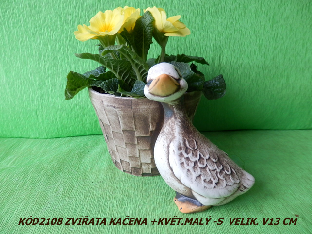 Kód2108 Název zvířata kačena+květ malý-SVelikostV13