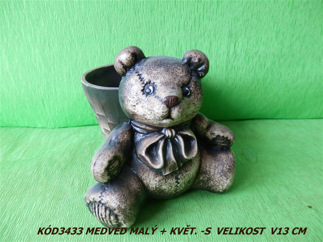 Kód3433 Název medvěd malý+květ malý-SVelikostV13
