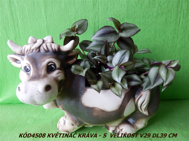 Kód4508 Název květináč kráva-SVelikostV29 DL39