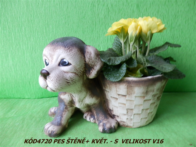 Kód4720 Název pes štěně+květ-SVelikostV16PoznámkaCena180,00 Kč