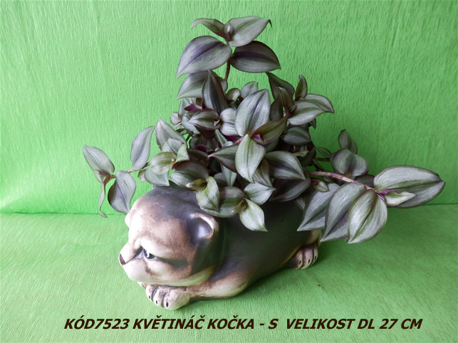 Kód7523 Název květináč kočka-SVelikostDL27