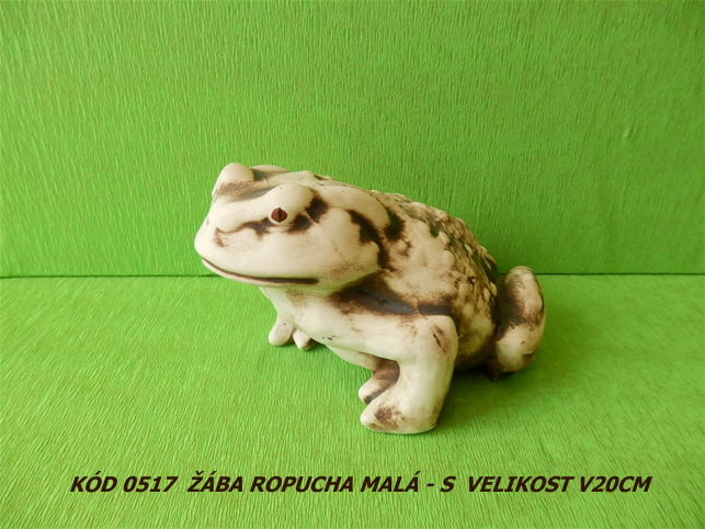 Kód0517 Název žába ropucha malá-S VelikostV20