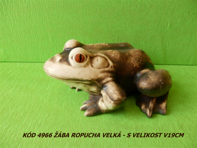 Kód4966 Název žába ropucha velká-S VelikostV19