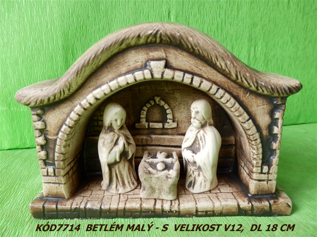Kód7714 Názevbetlém malý -SVelikostV12 DL18