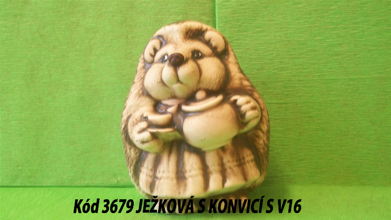 KÓD 3679 Ježková s konvicí- S V16