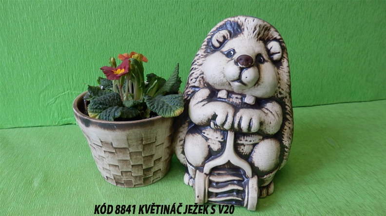 KÓD 8841 Květináč ježek rotovátor S V20