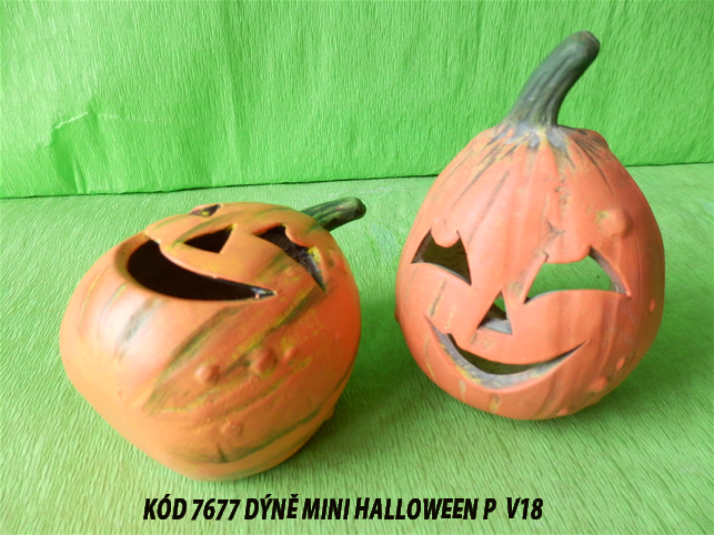 KÓD 7677 Dýně mini Halloween Pv18